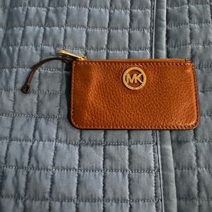 Michael Kors Camel colored Coin Purse, ID Card Holder,
